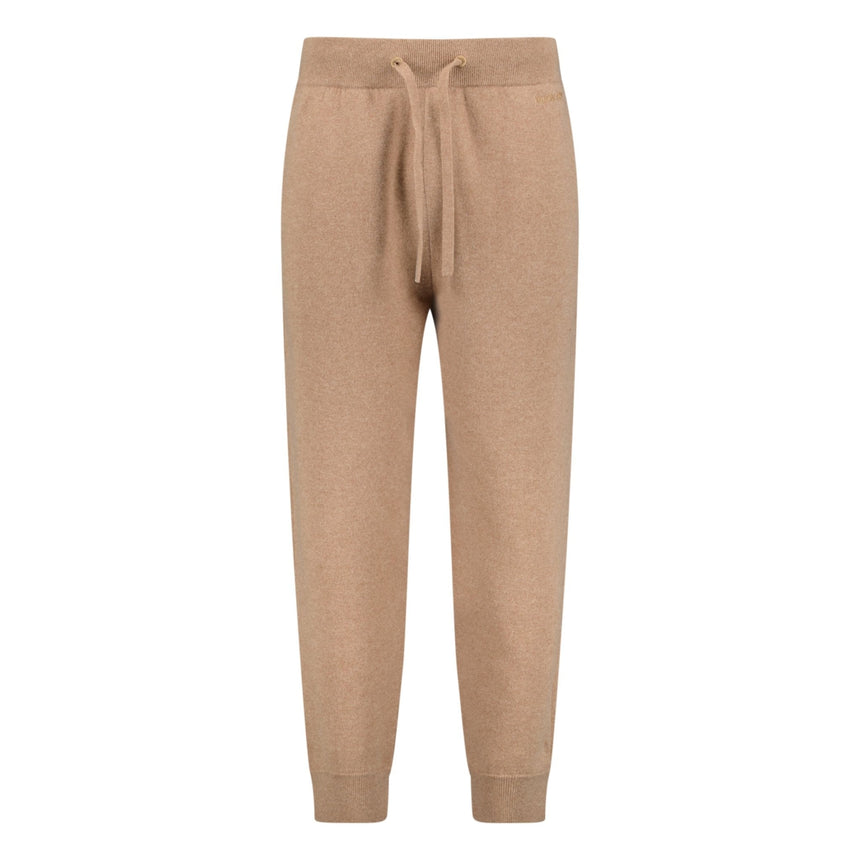 Burberry 'Hunton' Knitted Cuffed Cashmere Sweatpants Camel - Boinclo ltd - Outlet Sale Under Retail