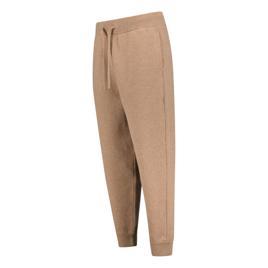 Burberry 'Hunton' Knitted Cuffed Cashmere Sweatpants Camel - Boinclo - Outlet Sale Under Retail