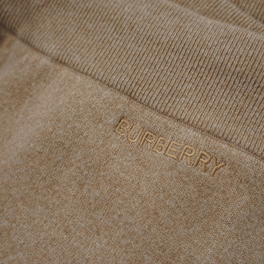 Burberry 'Hunton' Knitted Cuffed Cashmere Sweatpants Camel - Boinclo - Outlet Sale Under Retail