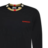 Burberry 'Jayson' Check Long Sleeve T-Shirt Black - Boinclo - Outlet Sale Under Retail