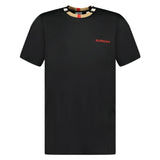 'Jayson' Check T-Shirt Black