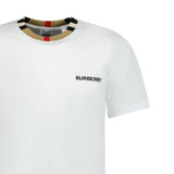 Burberry 'Jayson' Check T - Shirt White - Boinclo - Outlet Sale Under Retail