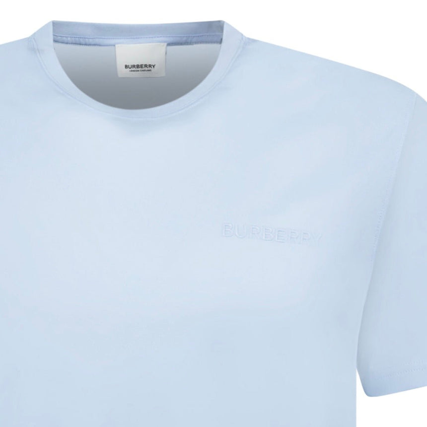 Burberry 'Jenson' Crew Neck Logo T-Shirt Light Blue - Boinclo - Outlet Sale Under Retail