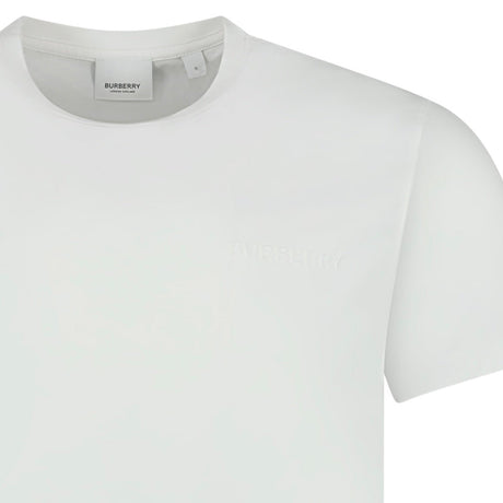 Burberry 'Jenson' Crew Neck Logo T-Shirt White - Boinclo - Outlet Sale Under Retail