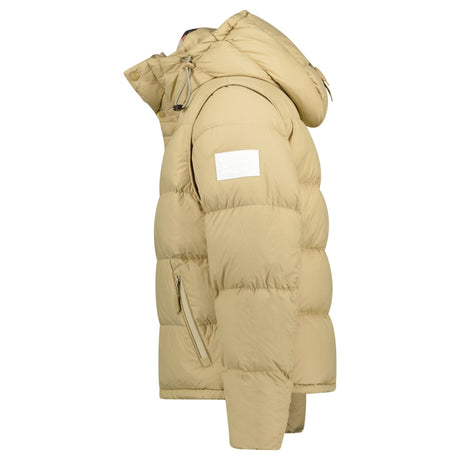 Burberry 'Lockwell' Hooded Check Down Jacket Beige - Boinclo - Outlet Sale Under Retail