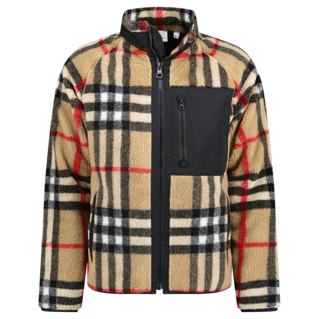 Burberry 'Norton' Wool Mix Archive Beige Check Jacket - Boinclo - Outlet Sale Under Retail