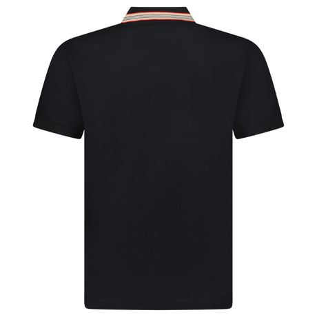 Burberry 'Pierson' TB Collar Polo - Shirt Black - Boinclo - Outlet Sale Under Retail