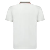 Burberry 'Pierson' TB Collar Polo - Shirt White - Boinclo - Outlet Sale Under Retail