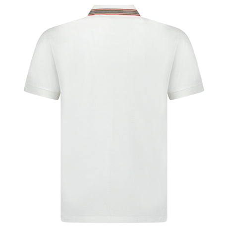 Burberry 'Pierson' TB Collar Polo - Shirt White - Boinclo - Outlet Sale Under Retail