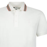 Burberry 'Pierson' TB Collar Polo - Shirt White - Boinclo - Outlet Sale Under Retail