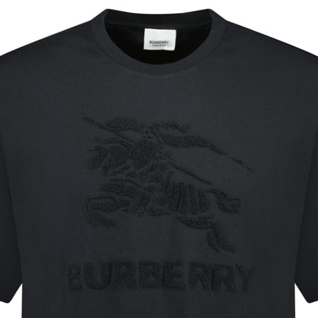 Burberry 'Raynerton' Cotton Jersey T-Shirt Black - Boinclo - Outlet Sale Under Retail