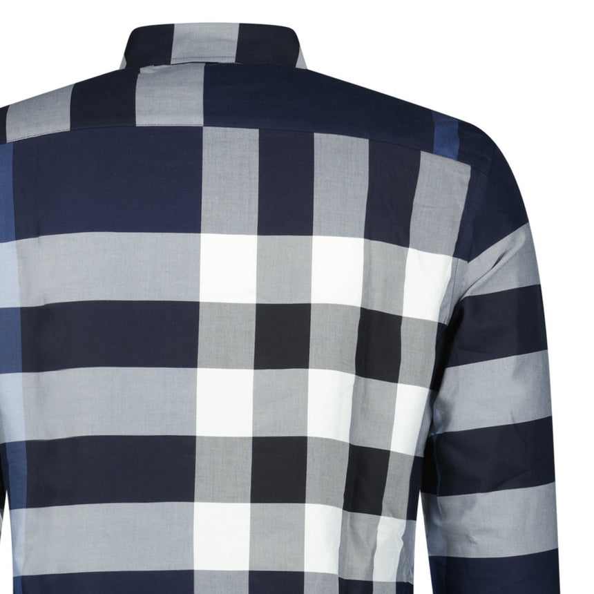 Burberry 'Somerville' Check Shirt in Navy Blue - Boinclo - Outlet Sale Under Retail