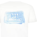 CP Company 30/1 Jersey Graphic Logo T-Shirt Gauze White - Boinclo - Outlet Sale Under Retail