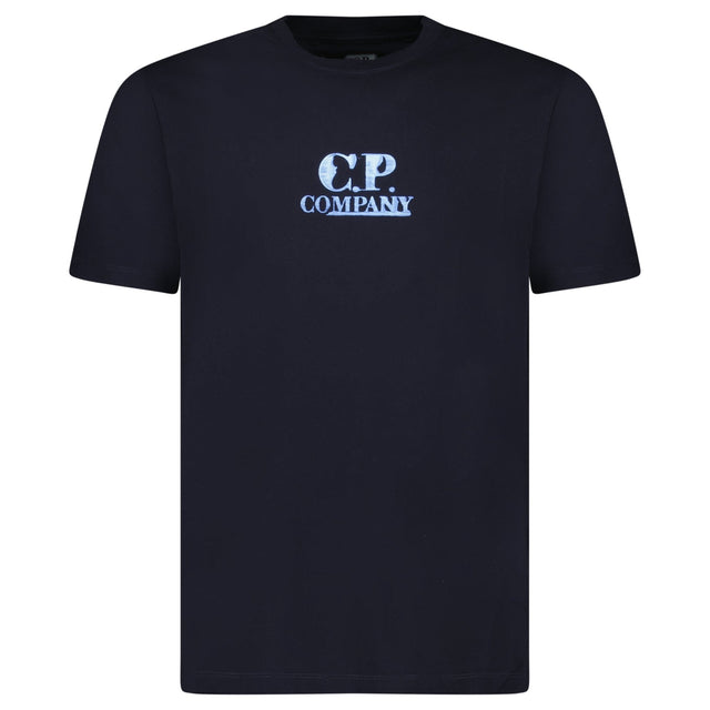 CP Company 30/1 Jersey Graphic Logo T-Shirt Navy - Boinclo - Outlet Sale Under Retail