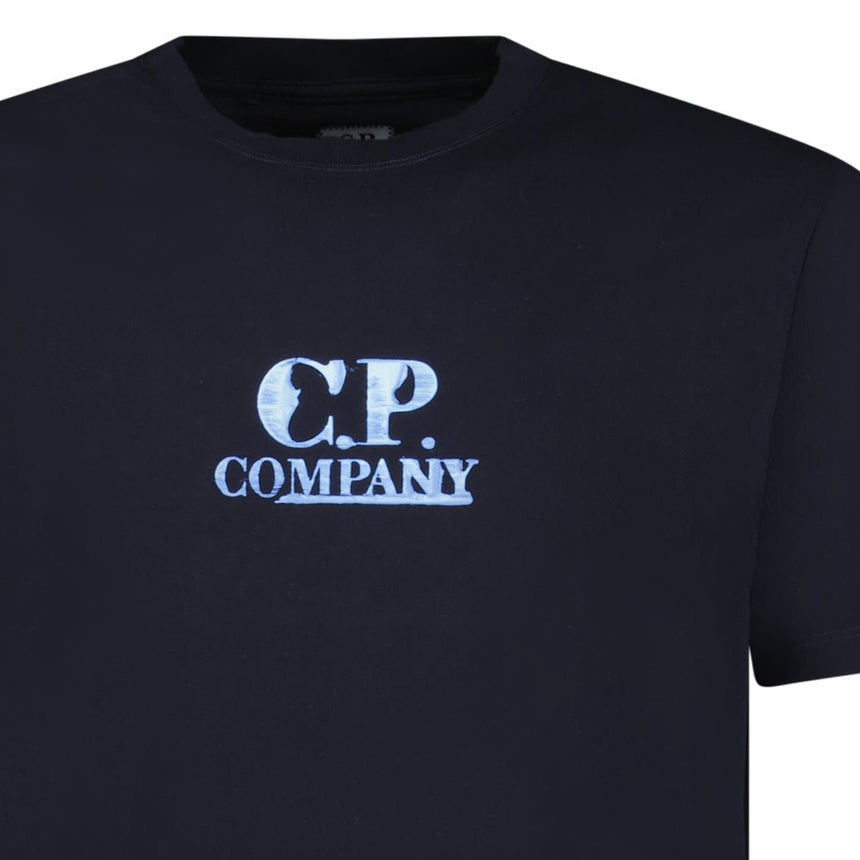 CP Company 30/1 Jersey Graphic Logo T-Shirt Navy - Boinclo - Outlet Sale Under Retail