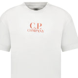 CP Company 30/1 Jersey Logo T-Shirt Gauze White - Boinclo - Outlet Sale Under Retail