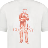 CP Company 30/1 Jersey Logo T-Shirt Gauze White - Boinclo - Outlet Sale Under Retail