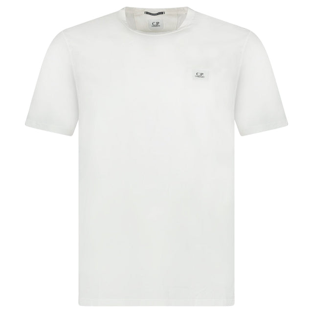 CP Company 30/1 Stitch Mercerized Cotton Logo T-Shirt White - Boinclo - Outlet Sale Under Retail