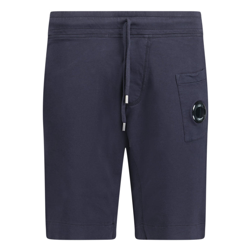 CP Company Bermuda Light Fleece Lens Shorts Navy - Boinclo ltd - Outlet Sale Under Retail