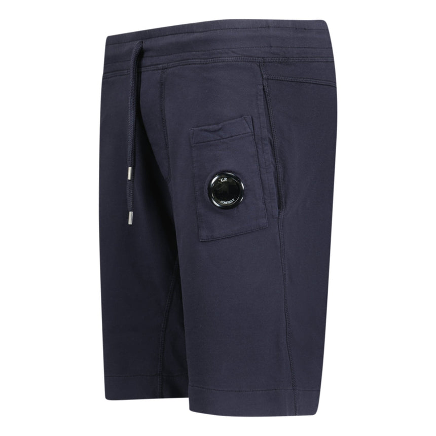 CP Company Bermuda Light Fleece Lens Shorts Navy - Boinclo - Outlet Sale Under Retail