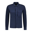 CP Company 'Broken Batavia' Zip Overshirt Navy - Boinclo ltd - Outlet Sale Under Retail