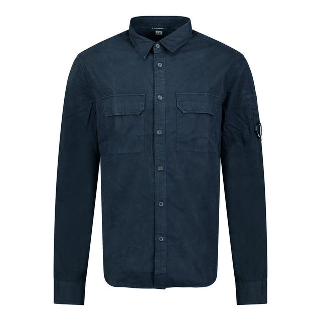 CP Company Button Up Lens Overshirt Navy - Boinclo ltd - Outlet Sale Under Retail