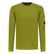 CP Company Crepe Arm Lens Knitted Jumper Olive - Boinclo ltd - Outlet Sale Under Retail