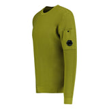 CP Company Crepe Arm Lens Knitted Jumper Olive - Boinclo ltd - Outlet Sale Under Retail