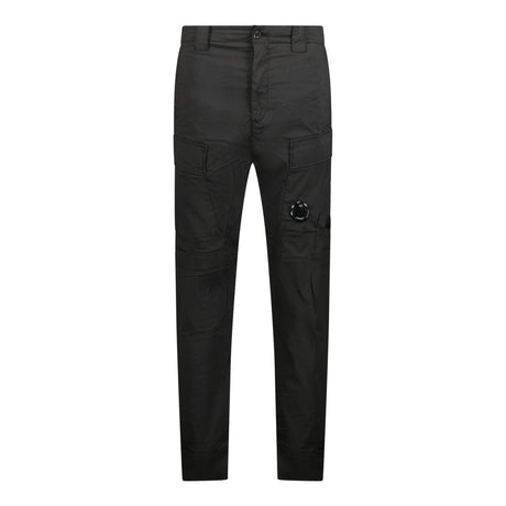 CP Company Cuffed 50 Fili Stretch Cargo Pants Black - Boinclo - Outlet Sale Under Retail