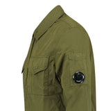 CP Company Gabardine Lens Zip Overshirt Jacket Green - Boinclo ltd - Outlet Sale Under Retail