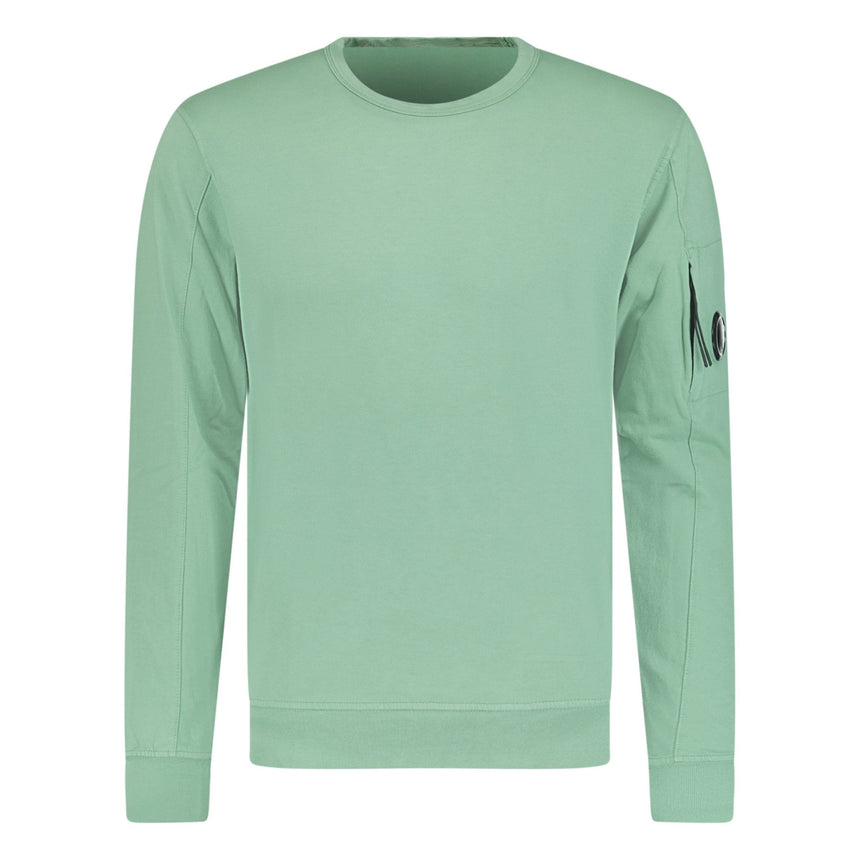 CP COMPANY GREEN BAY LIGHT FLEECE CREW NECK - Boinclo ltd - Outlet Sale Under Retail