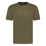 CP Company Large Logo T - Shirt Military Green - Boinclo ltd - Outlet Sale Under Retail