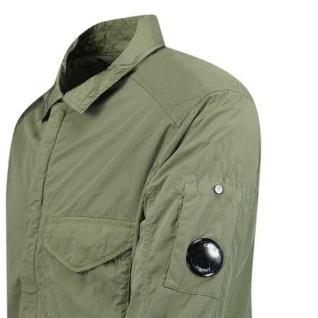 CP Company Lens Chrome Zip - Up Jacket Military Green - Boinclo ltd - Outlet Sale Under Retail