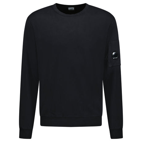 CP Company Lens Light Fleece Sweatshirt Black - Boinclo - Outlet Sale Under Retail