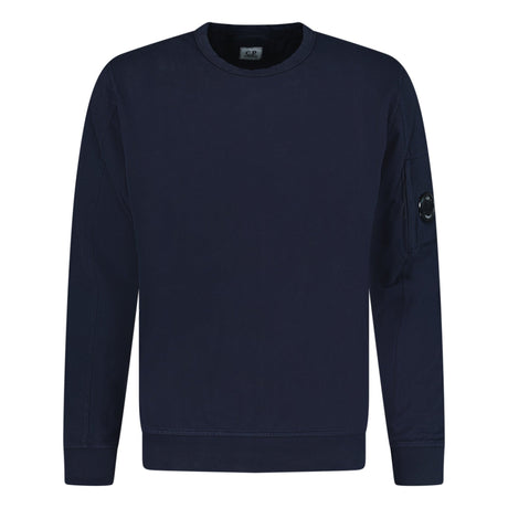 CP Company Lens Light Fleece Sweatshirt Navy - Boinclo - Outlet Sale Under Retail