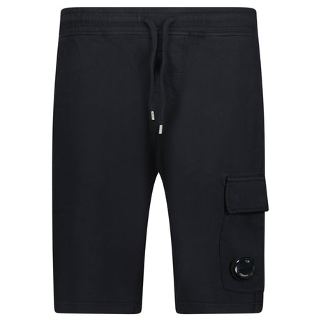 CP Company Light Fleece Lens Sweat Shorts Black - Boinclo - Outlet Sale Under Retail