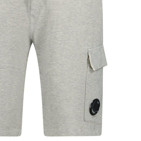 CP Company Light Fleece Lens Sweat Shorts Greystone - Boinclo - Outlet Sale Under Retail