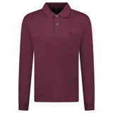 CP Company Long Sleeve Piquet Polo T-Shirt Potent Purple - Boinclo - Outlet Sale Under Retail