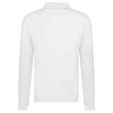 CP Company Long Sleeve Piquet Polo T-Shirt White - Boinclo - Outlet Sale Under Retail