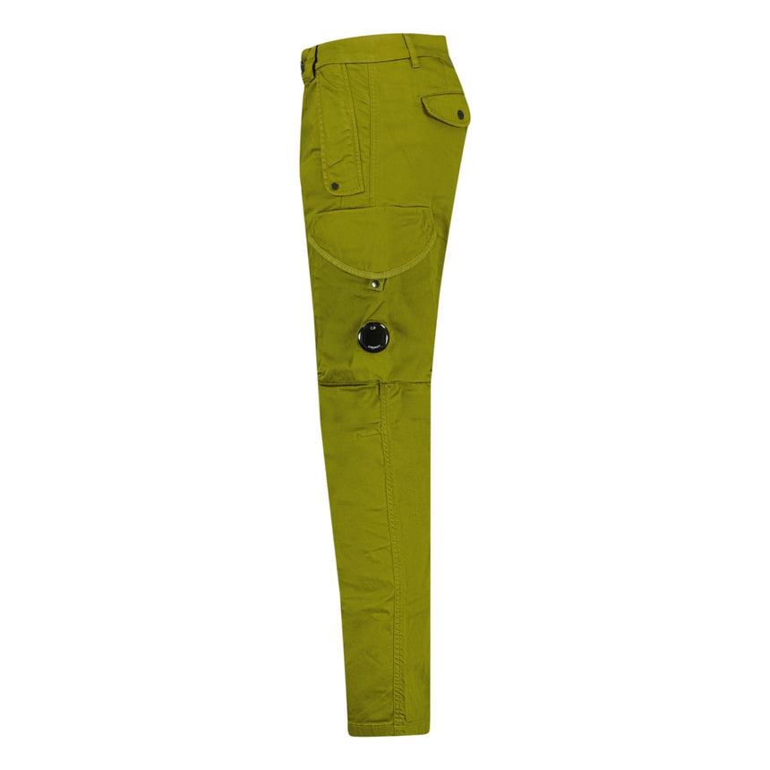 CP Company Sateen Stretch Cargo Pants Green - Boinclo - Outlet Sale Under Retail