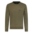 CP COMPANY STITCHED LOGO CREWNECK SWEATSHIRT KHAKI - Boinclo ltd - Outlet Sale Under Retail