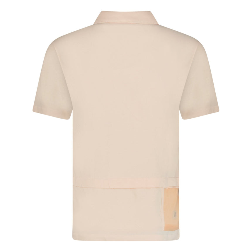 CP Company Tacting Piquet Zip Polo - Shirt Pink - Boinclo ltd - Outlet Sale Under Retail