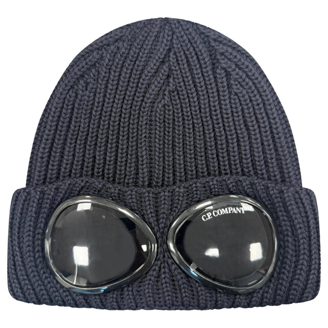 CP Company Wool Goggle Beanie Navy - Boinclo - Outlet Sale Under Retail