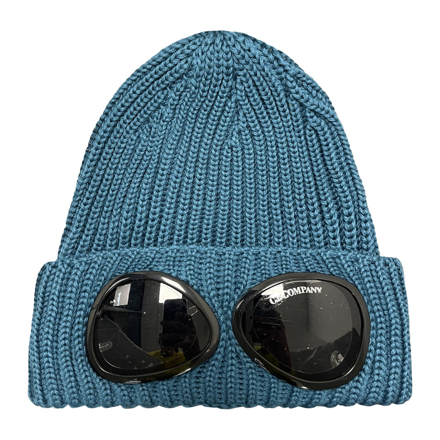 Goggle Beanie  Blue