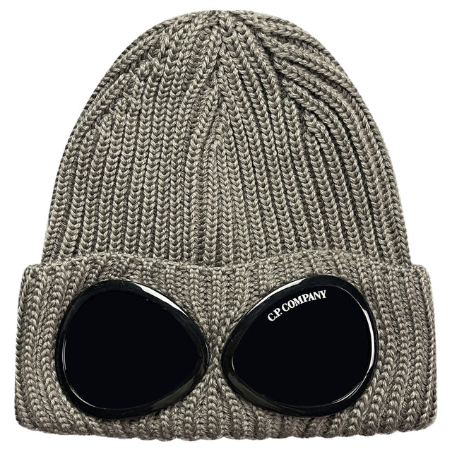 CP Company Wool Goggle Beanie Walnut Beige - Boinclo - Outlet Sale Under Retail