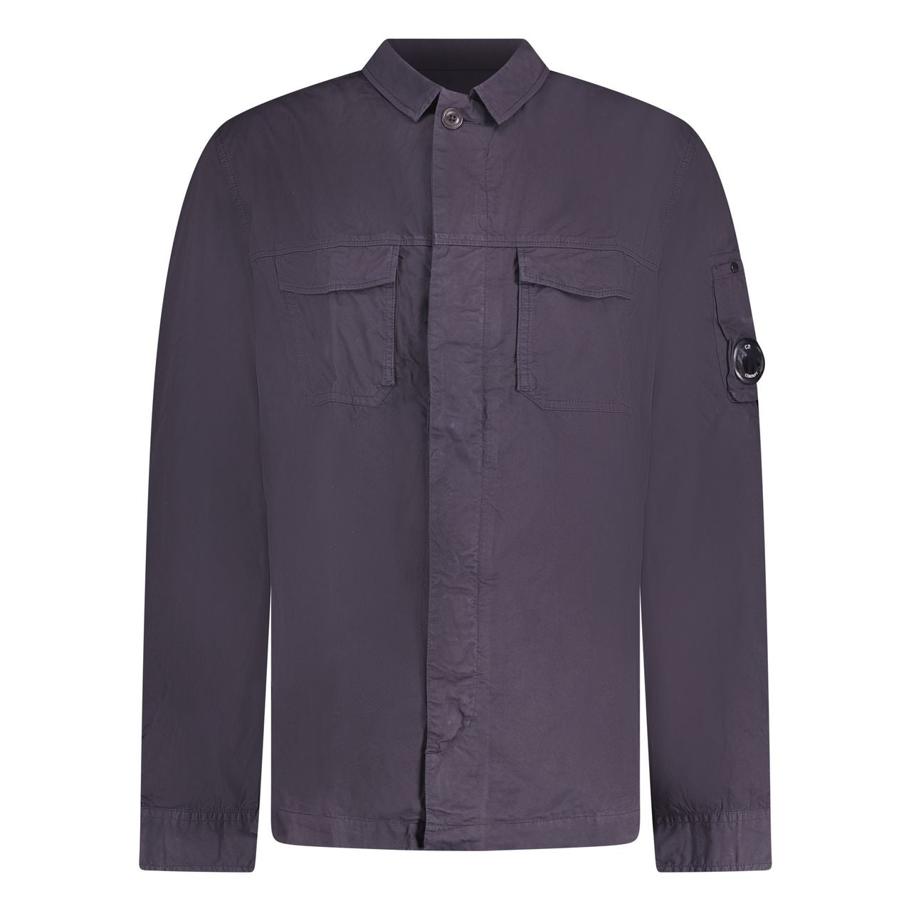 Color variation of Stretch Gabardine Overshirt Navy