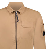 Zip Overshirt Brown