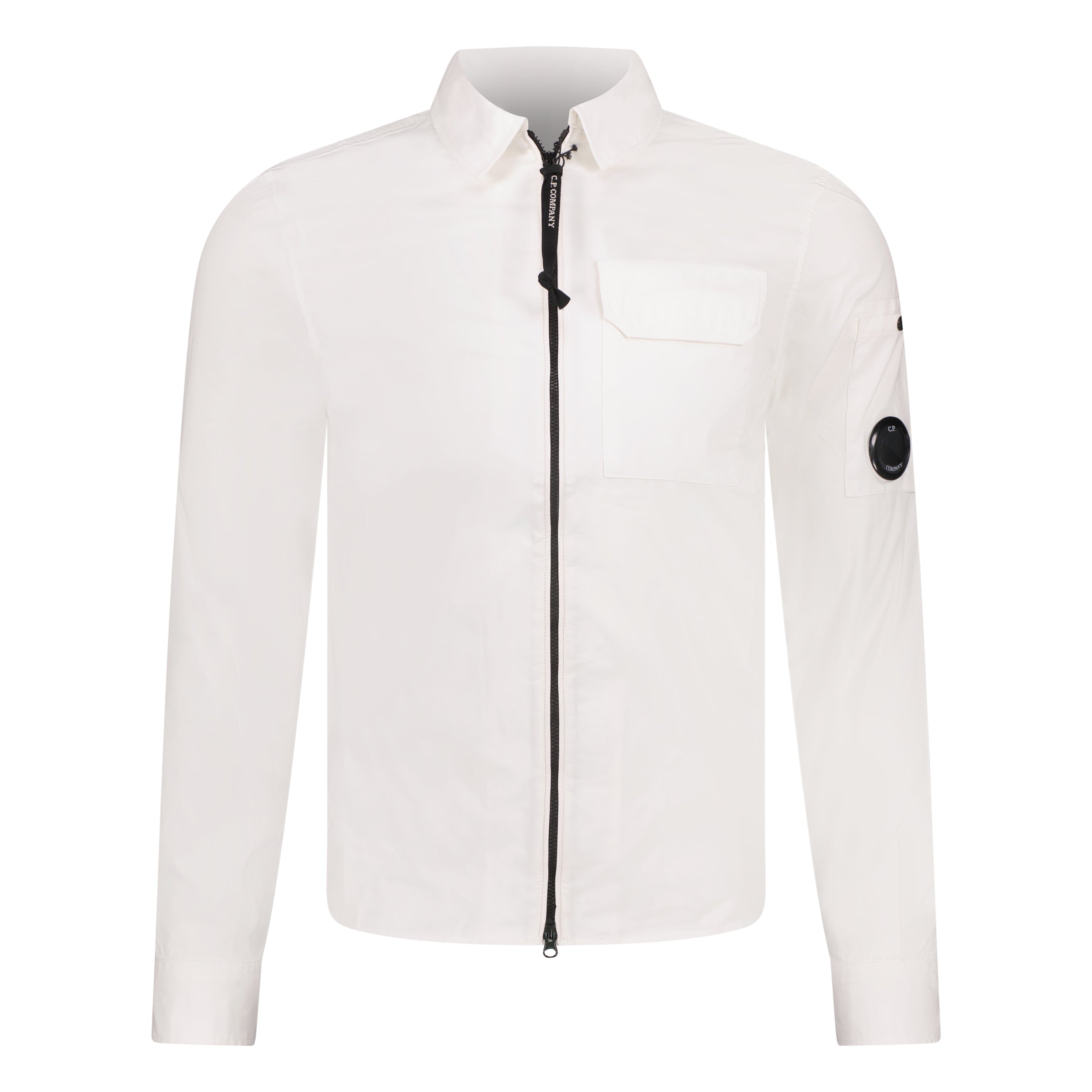 Color variation of Lens Pocket Overshirt White