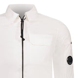 Lens Pocket Overshirt White