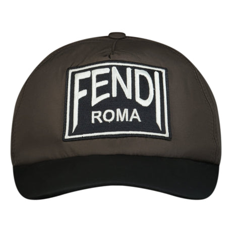 Fendi Patch Logo Cap Black & Brown - Boinclo ltd - Outlet Sale Under Retail